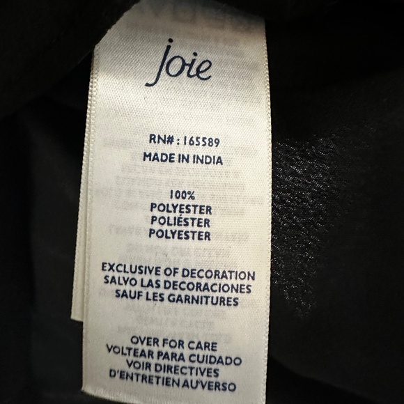 Joie limited edition, long sleeve smock necked blouse top. Med. New With Tags - Picture 7 of 10